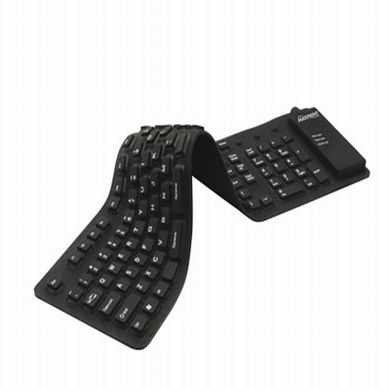 Teclado Usb Flexivel Maxprint Preto - R$: 35,00